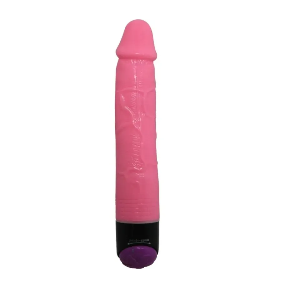 BAILE - COLORFUL SEX REALISTIC VIBRATOR PINK 23 CM BAILE - COLORFUL SEX REALISTIC VIBRATOR PINK 23 CM