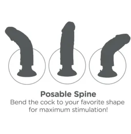 KING COCK - DILDO VIBRADOR 20.32 CM NATURAL