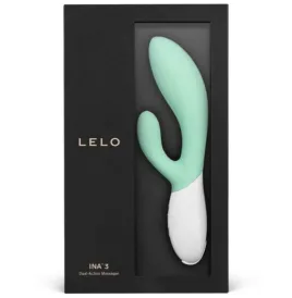 LELO - INA 3 VERDE VIBRADOR RABBIT LUJO VERDE AGUA