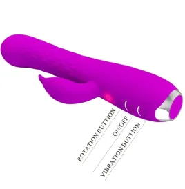 PRETTY LOVE - MOLLY VIBRATOR WITH RECHARGEABLE ROTATION