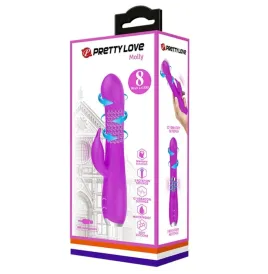 PRETTY LOVE - MOLLY VIBRATOR MIT WIEDERAUFLADBARER ROTATION