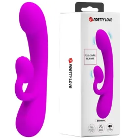 PRETTY LOVE - VIBRATEUR ET SUCCION CLITORISÉ EN SILICONE SINCÈRE VIOLET