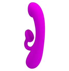 PRETTY LOVE - SINCERO VIBRATORE CLITORIDEO IN SILICONE E SUCCHIATORE VIOLA