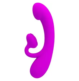 PRETTY LOVE - VIBRATEUR ET SUCCION CLITORISÉ EN SILICONE SINCÈRE VIOLET