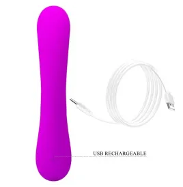 PRETTY LOVE - SINCERO VIBRATORE CLITORIDEO IN SILICONE E SUCCHIATORE VIOLA