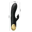 PRETTY LOVE - BLACK RECHARGEABLE GOLD PLATED LUXURY VIBRATOR PRETTY LOVE - BLACK RECHARGEABLE GOLD PLATED LUXURY VIBRATOR