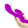 PRETTY LOVE - GLORIA RECHARGEABLE RABBIT VIBRATOR-WATERPROOF PURPLE PRETTY LOVE - GLORIA RECHARGEABLE RABBIT VIBRATOR-WATERPROOF PURPLE