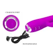 PRETTY LOVE - GLORIA RECHARGEABLE RABBIT VIBRATOR-WATERPROOF PURPLE PRETTY LOVE - GLORIA RECHARGEABLE RABBIT VIBRATOR-WATERPROOF PURPLE