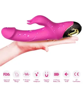 ARMONY - METEROR DILDO VIBRATOR RABBIT ROTATOR FUCHSIA