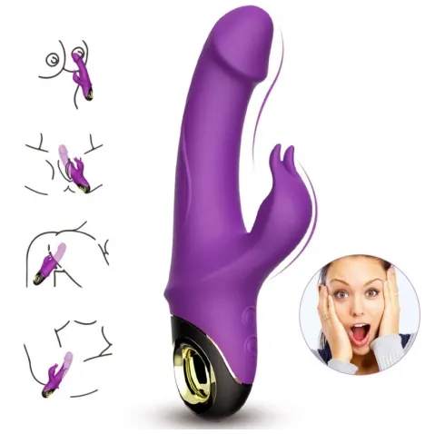 ARMONY - METEROR DILDO VIBRATEUR LAPIN VIOLET