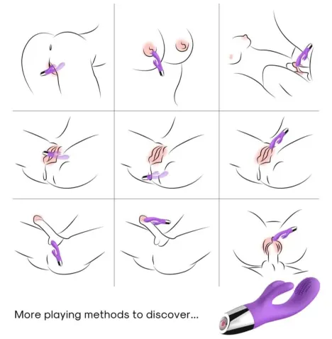 ARMONY - VIBRATEUR LAPIN VIOLET