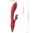 ARMONY - VIBRATORE ELK RABBIT CURVO ROSSO ARMONY - VIBRATORE ELK RABBIT CURVO ROSSO