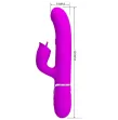 PRETTY LOVE - KANINCHENVIBRATOR MIT LECKENDEM FUCHSIA PRETTY LOVE - KANINCHENVIBRATOR MIT LECKENDEM FUCHSIA
