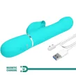 PRETTY LOVE - RABBIT VIBRATOR PEARLS AQUA GREEN PRETTY LOVE - RABBIT VIBRATOR PEARLS AQUA GREEN