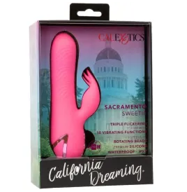 CALEXOTICS - SACRAMENTO SWEETIE VIBRATOR RABBIT PINK BY CALIFORNIA DREAMING