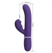 PRETTY LOVE - PERLITA VIBRATEUR G-SPOT 3 EN 1 MULTIFONCTION VIOLET PRETTY LOVE - PERLITA VIBRATEUR G-SPOT 3 EN 1 MULTIFONCTION VIOLET