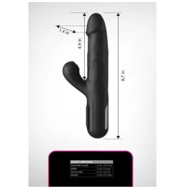 FETISH FANTASY SERIES - SONIX SILIKON-THRUSTER-HASE-VIBRATOR SCHWARZ