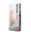 BAILE - BRAVE MAN PENIS COVER WITH RABBIT AND DOUBLE ENGINE FLESH 16.5 CM BAILE - BRAVE MAN PENIS COVER WITH RABBIT AND DOUBLE ENGINE FLESH 16.5 CM