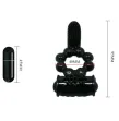 BAILE - ANNEAU SWEET RING AVEC DOUBLE STIMULATEUR BAILE - ANNEAU SWEET RING AVEC DOUBLE STIMULATEUR