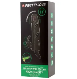 PRETTY LOVE - SILICONE COVER WITH VIBRATION 14 CM 2.0