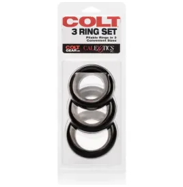 CALEXOTICS - COLT SET 3 ANILLOS PENE Y TESTÍCULOS