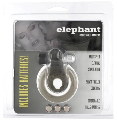 SEVEN CREATIONS - ANNEAU VIBRANT AVEC ÉLÉPHANT STIMULANT