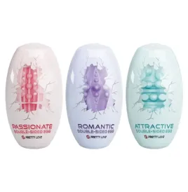 PRETTY LOVE - DOUBLE SIDED MASTURBATOR EGG 15 UNITS