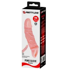 BAILE - PENIS EXTENDER SHEATH WITH STRAP FOR TESTICLES 13.5 CM