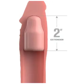 FANTASY X- TENSIONS - PIPEDREAMS EXTENSIÓN W STRAP 15,24 CM SKIN