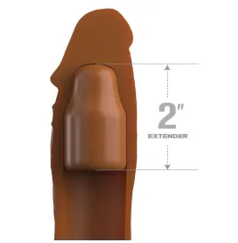 FANTASY X- TENSIONS - PIPEDREAMS HÜLSE 20,32 CM 5,00 CM ZOLL STECKER KARAMELL