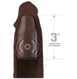 FANTASY X- TENSIONS - PIPEDREAMS MANICOTTO 22,86 CM 7,62 CM SPINA TELECOMANDO MARRONE