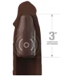 FANTASY X- TENSIONS - PIPEDREAMS MANICOTTO 22,86 CM 7,62 CM SPINA TELECOMANDO MARRONE FANTASY X- TENSIONS - PIPEDREAMS MANICOTTO 22,86 CM 7,62 CM SPINA TELECOMANDO MARRONE
