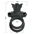 PRETTY LOVE - DOUBLE VIBRATING RING WITH BLACK STIMULATOR PRETTY LOVE - DOUBLE VIBRATING RING WITH BLACK STIMULATOR