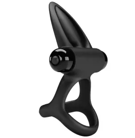 PRETTY LOVE - ANELLO VIBRANTE 10 VIBRAZIONI IN SILICONE NERO