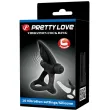 PRETTY LOVE - VIBRATING RING 10 VIBRATIONS BLACK SILICONE PRETTY LOVE - VIBRATING RING 10 VIBRATIONS BLACK SILICONE