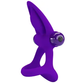 PRETTY LOVE - ANILLO VIBRADOR 10 VIBRACIONES SILICONA VIOLETA