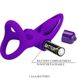 PRETTY LOVE - ANELLO VIBRATORE 10 VIBRAZIONI IN SILICONE VIOLETTO