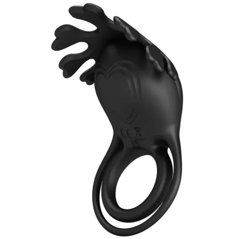 PRETTY LOVE - RUBEN VIBRATORRING 7 VIBRATIONEN SCHWARZES SILIKON