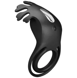 PRETTY LOVE - RUBEN VIBRATOR RING 7 VIBRATIONS BLACK SILICONE