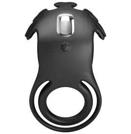 PRETTY LOVE - RUBEN VIBRATORRING 7 VIBRATIONEN SCHWARZES SILIKON