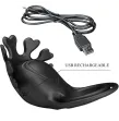 PRETTY LOVE - RUBEN VIBRATOR RING 7 VIBRATIONS BLACK SILICONE PRETTY LOVE - RUBEN VIBRATOR RING 7 VIBRATIONS BLACK SILICONE