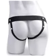 FETISH FANTASY SERIES - ARNÉS AJUSTABLE CONTROL REMOTO PENE REALÍSTICO CON TESTÍCULOS RECARGABLE Y VIBRADOR 15 CM