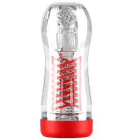 PDX ELITE - STROKER VIEWTUBE 2 SPIRALE COMPRESSION TRANSPARENT
