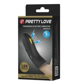 PRETTY LOVE - COUVRE-DOIGTS ÉLECTRO-STIMULATEUR MARICO NOIR
