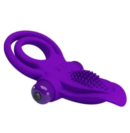 PRETTY LOVE - ANILLO VIBRADOR PARA PENE MORADO