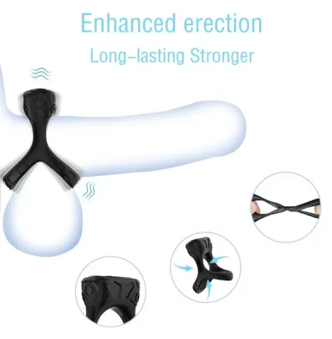ARMONY - RING VIBRATOR and MULTIPOSITION BLACK