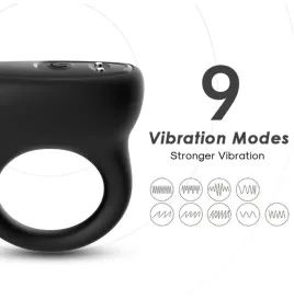 ARMONY - RING VIBRATOR BLACK
