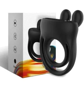 ARMONY - ANILLO VIBRADOR RABBIT NEGRO