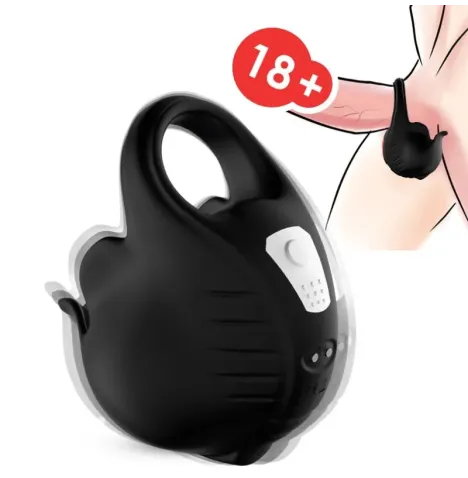 ARMONY - ANNEAU VIBRATEUR À VENTOUSES TÉLÉCOMMANDE NOIR