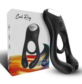 ARMONY - ANELLO VIBRATORE DOPPIO VEYRON GIOCATTOLO PER COPPIA NERO
